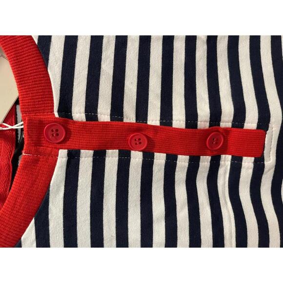 Striped Oversized Long Sleeve Top - NWT Size S - Picture 5 of 8